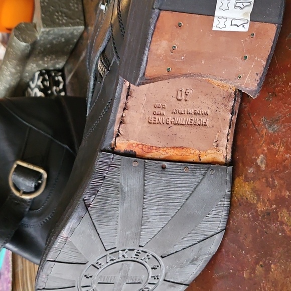 Fiorentini+Baker Eternity Black Leather Ankle Boots with Buckle - Picture 5 of 5